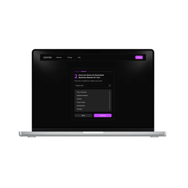 AI Generates Your Business Name