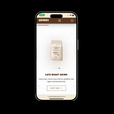 Grindz mobile store