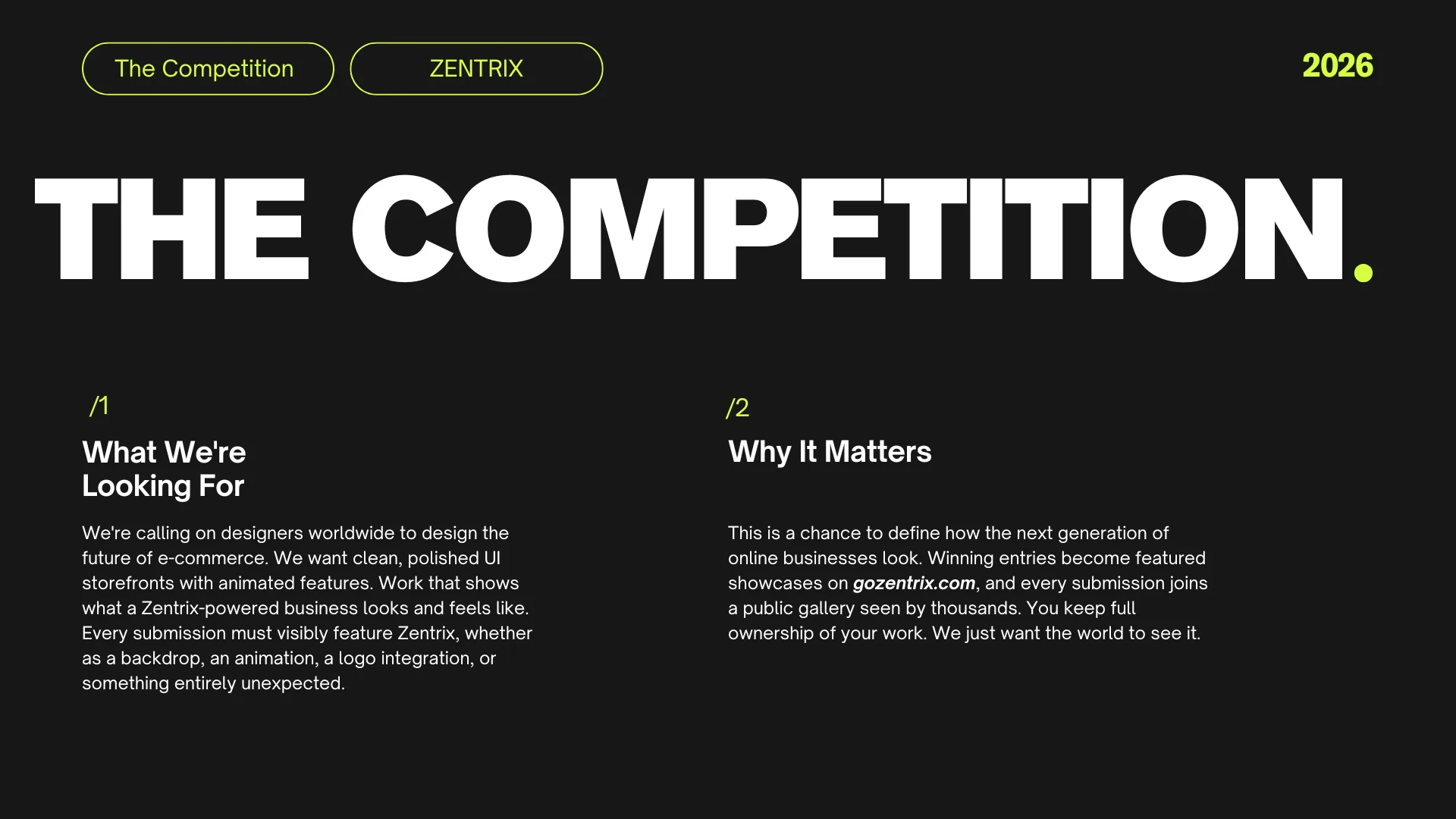 Introducing the Zentrix Design Awards: $15,000 in Prizes for the Future of E-Commerce